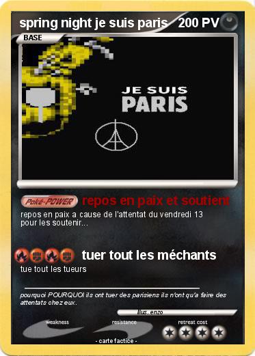 Pokemon spring night je suis paris