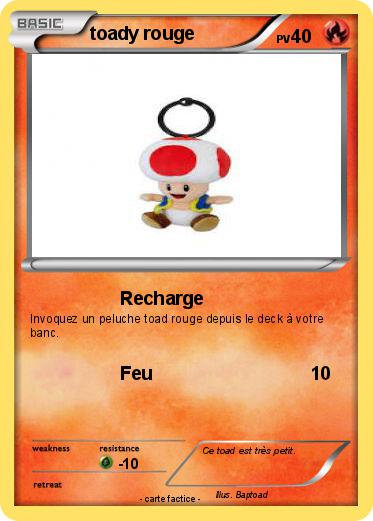 Pokemon toady rouge