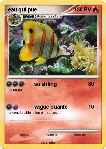 Pokemon eau qui pue