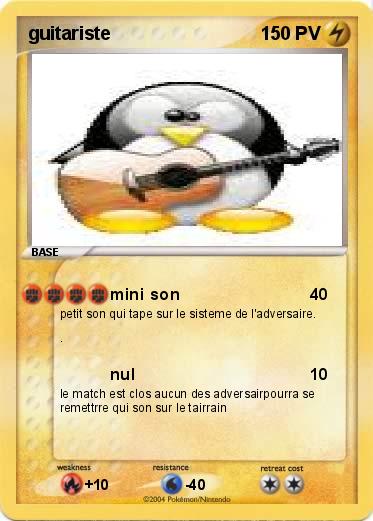 Pokemon guitariste
