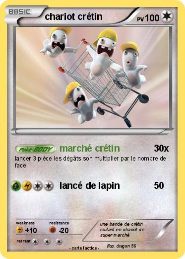 Pokemon chariot crétin