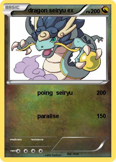 Pokemon dragon seiryu ex