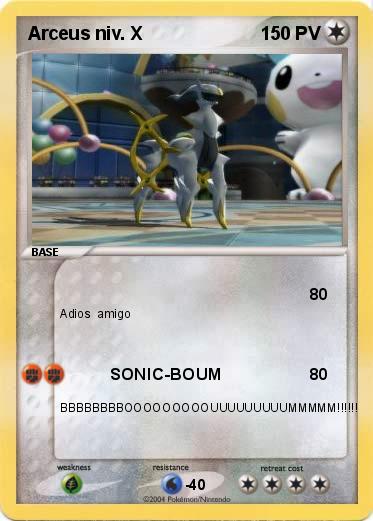 Pokemon Arceus niv. X