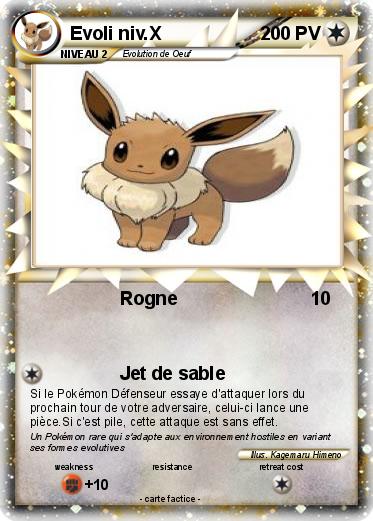 Pokemon Evoli niv.X