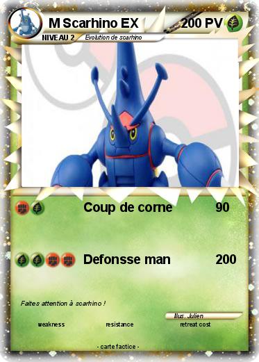 Pokemon M Scarhino EX