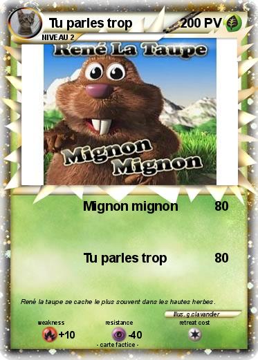 Pokemon Tu parles trop