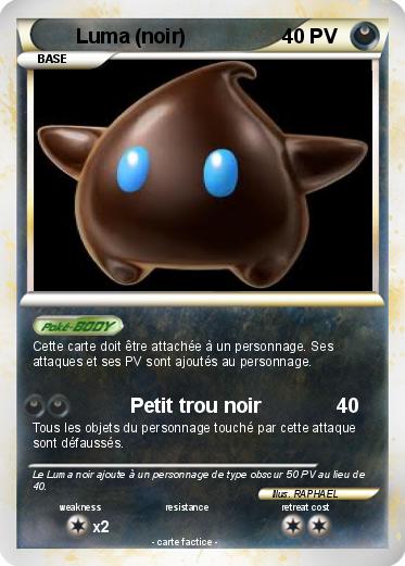 Pokemon Luma (noir)