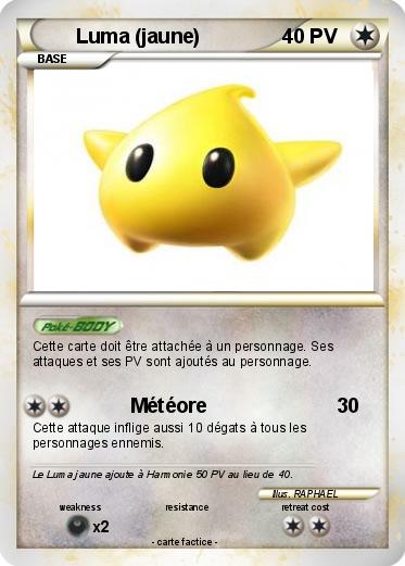 Pokemon Luma (jaune)