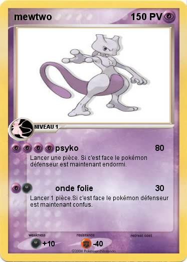 Pokemon mewtwo