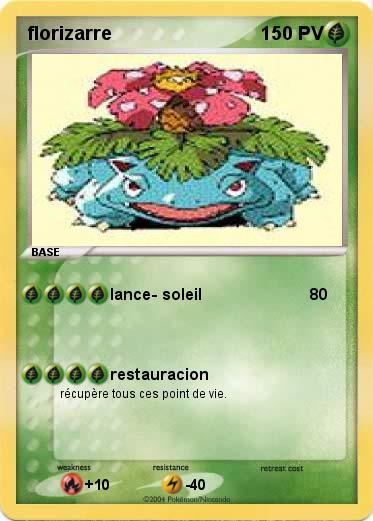 Pokemon florizarre