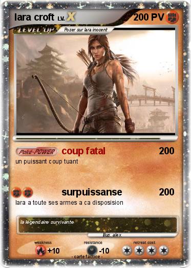 Pokemon lara croft