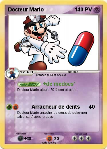 Pokemon Docteur Mario
