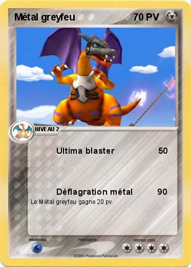 Pokemon Métal greyfeu