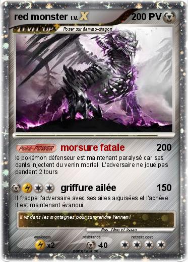 Pokemon red monster