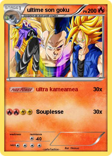 Pokemon ultime son goku