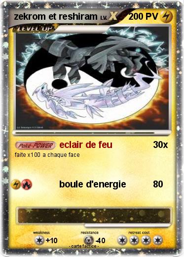 Pokemon zekrom et reshiram