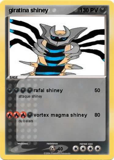 Pokemon giratina shiney