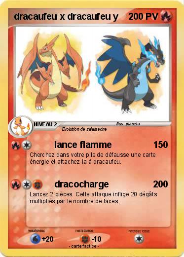 Pokemon dracaufeu x dracaufeu y