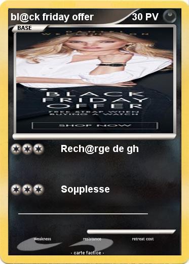 Pokemon bl@ck friday offer