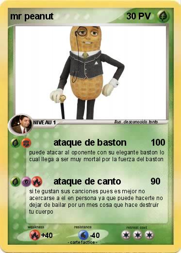 Pokemon mr peanut
