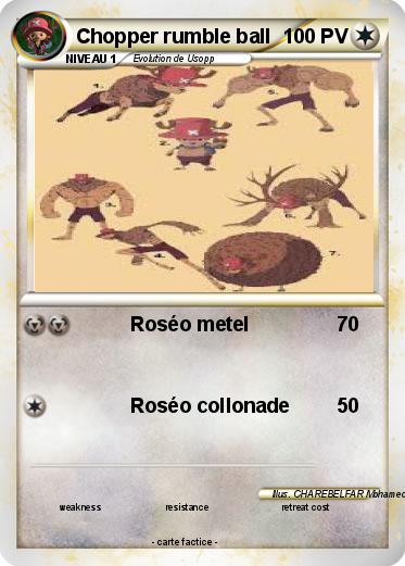 Pokemon Chopper rumble ball