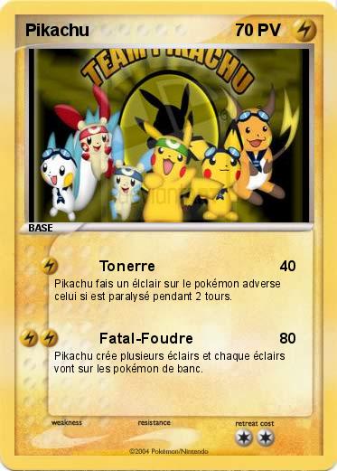 Pokemon Pikachu