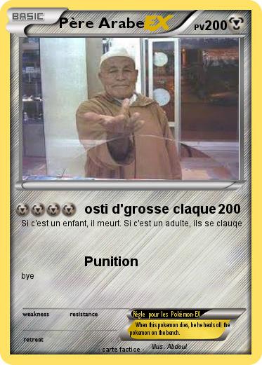 Pokemon Père Arabe