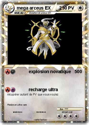 Pokemon mega arceus EX       2