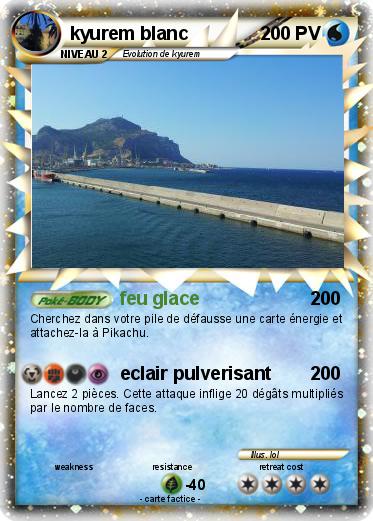 Pokemon kyurem blanc