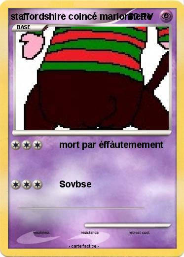 Pokemon staffordshire coincé marionnette