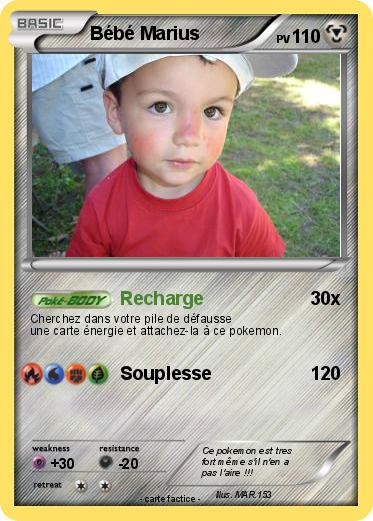 Pokemon Bébé Marius