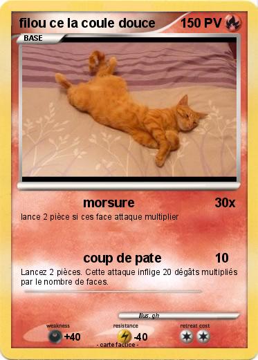 Pokemon filou ce la coule douce