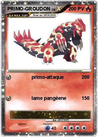 Pokemon PRIMO-GROUDON