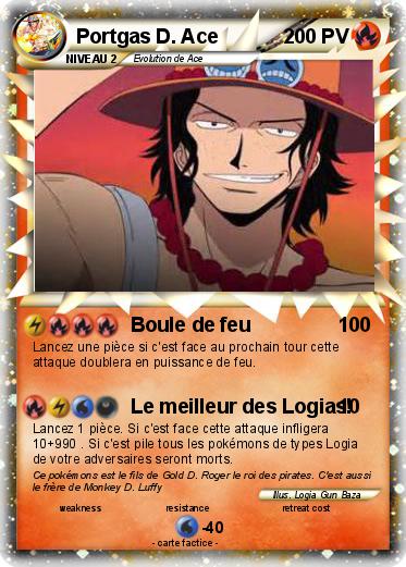 Pokemon Portgas D. Ace