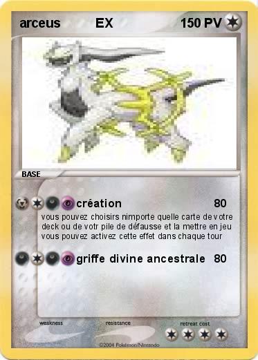 Pokemon arceus          EX