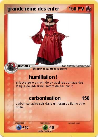 Pokemon grande reine des enfer