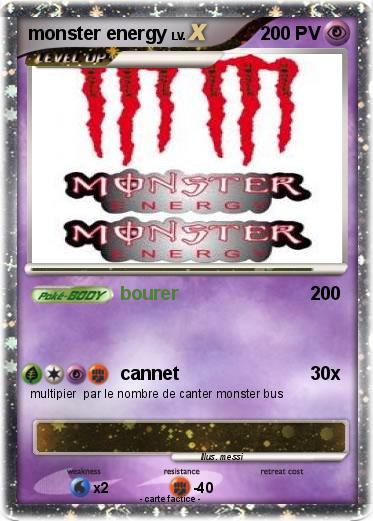 Pokemon monster energy