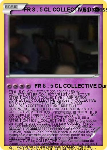 Pokemon FR 8 . 5 CL COLLECTIVE Danfoss ™