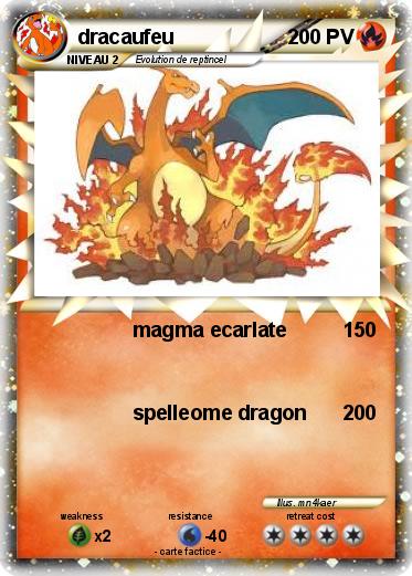 Pokemon dracaufeu