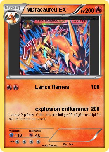 Pokemon MDracaufeu EX