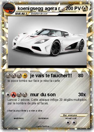 Pokemon koenigsegg agera r