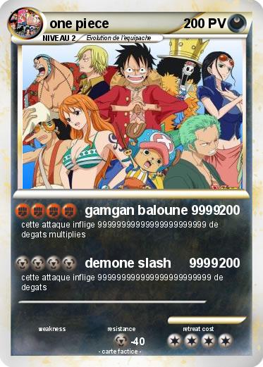 Pokemon one piece