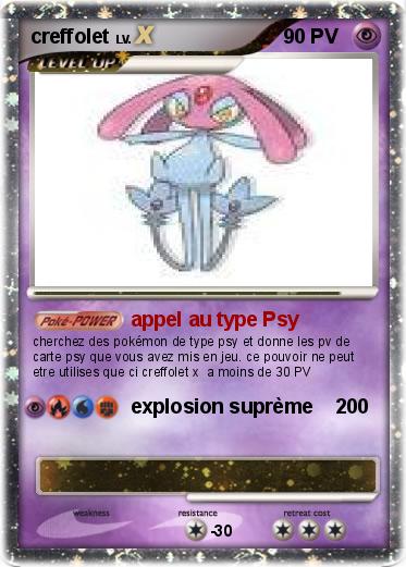 Pokemon creffolet