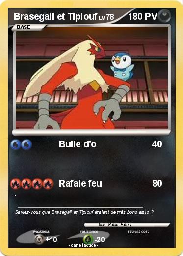 Pokemon Brasegali et Tiplouf