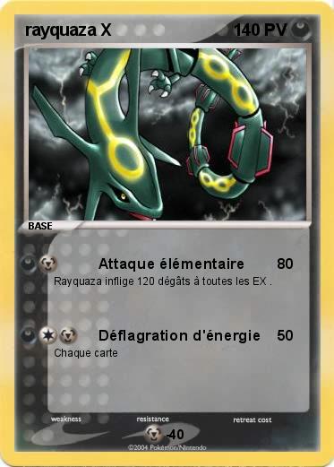 Pokemon rayquaza X