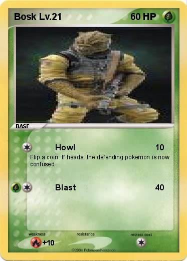 Pokemon Bosk Lv.21