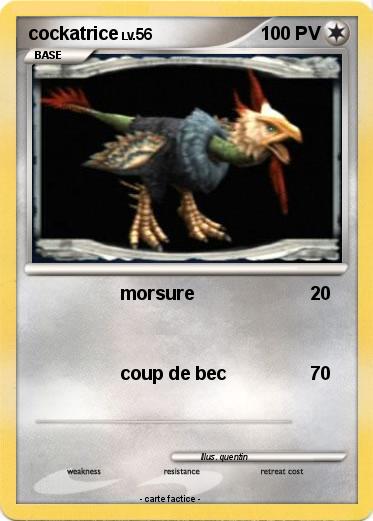 Pokemon cockatrice