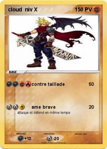 Pokemon cloud  niv X