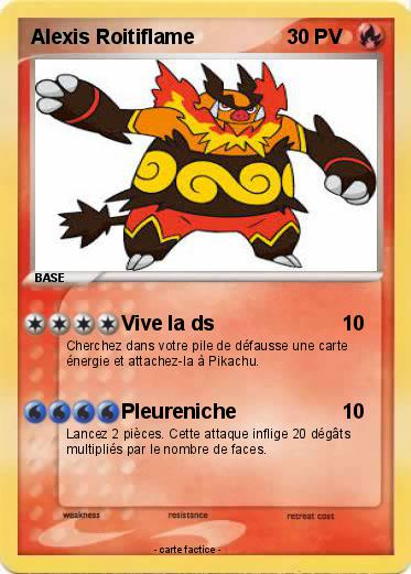 Pokemon Alexis Roitiflame