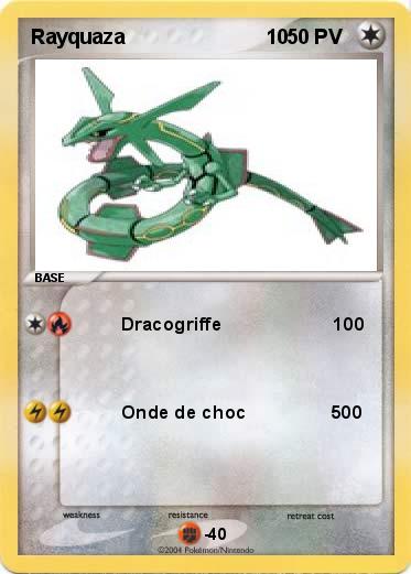 Pokemon Rayquaza                         10                                      